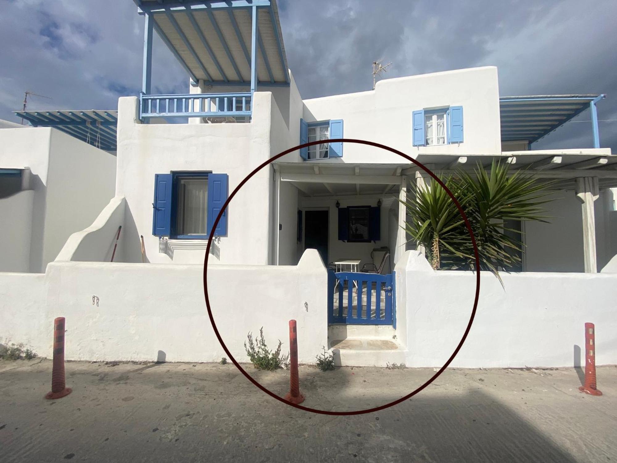 Elenitas Beach House In Ornos Esterno foto